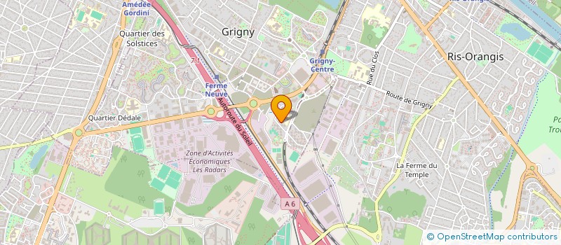 localisation de l'entreprise MONSIEUR FARID CHERIF à GRIGNY