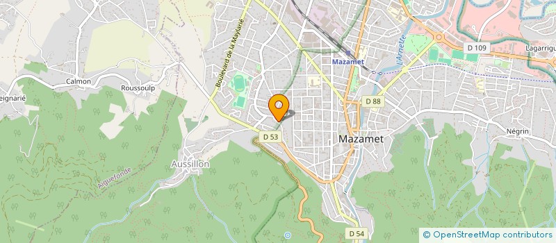 localisation de l'entreprise MONSIEUR FARID DAHAK  AUSSILLON