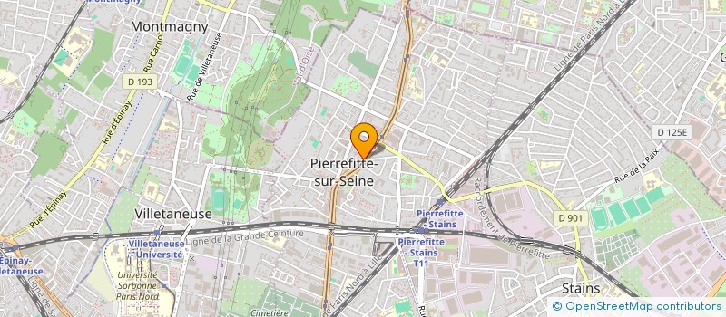 localisation de l'entreprise MONSIEUR FARID DAHMANI à PIERREFITTE-SUR-SEINE