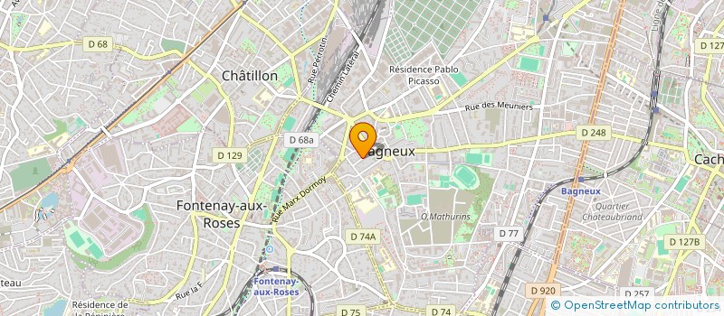 localisation de l'entreprise MONSIEUR FARID DAOUD à BAGNEUX