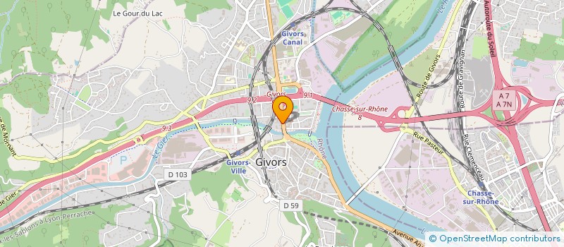 localisation de l'entreprise MONSIEUR FARID DEBBAR à GIVORS
