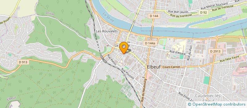 localisation de l'entreprise MONSIEUR FARID DELHOUM  ELBEUF