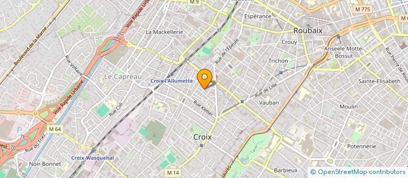 localisation de l'entreprise MONSIEUR FARID DIDI  CROIX