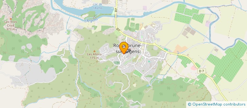 localisation de l'entreprise MONSIEUR FARID DJAMAI à ROQUEBRUNE-SUR-ARGENS