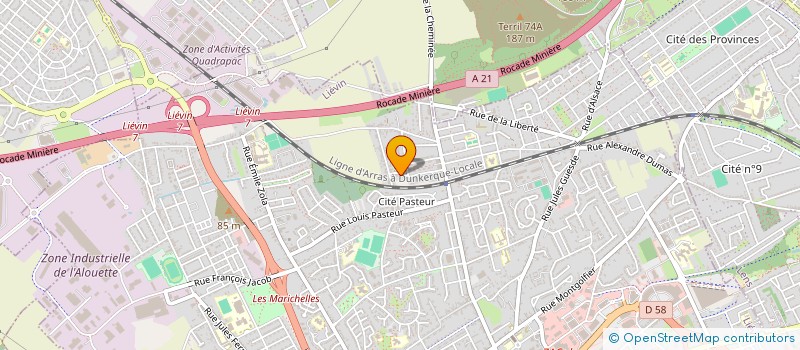 localisation de l'entreprise MONSIEUR FARID EL ALAOUI  LIEVIN