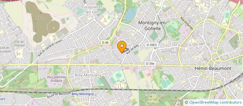 localisation de l'entreprise MONSIEUR FARID EL BIDAOUI à MONTIGNY-EN-GOHELLE