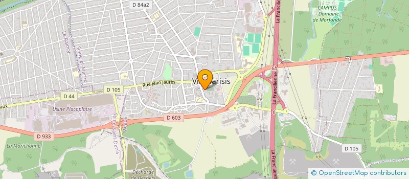 localisation de l'entreprise MONSIEUR FARID EL MAJRI  VILLEPARISIS