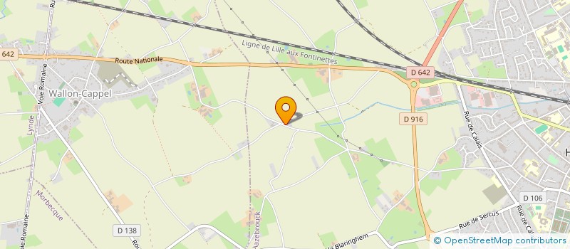 localisation de l'entreprise MONSIEUR FARID ELHAIRY  HAZEBROUCK