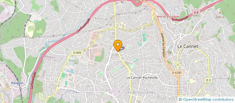 localisation de l'entreprise MONSIEUR FARID ELOTHMANI à LE CANNET