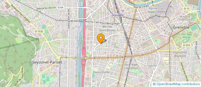 localisation de l'entreprise MONSIEUR FARID EZZINE à GRENOBLE