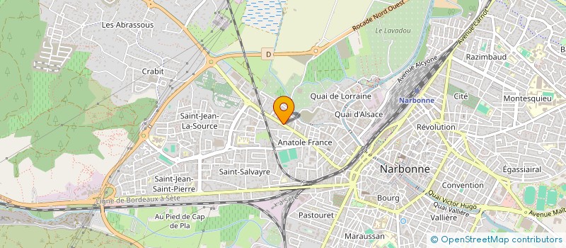 localisation de l'entreprise MONSIEUR FARID FADLI à NARBONNE