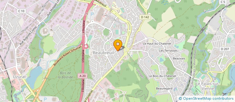localisation de l'entreprise MONSIEUR FARID FETTAH à LIMOGES