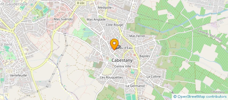 localisation de l'entreprise MONSIEUR FARID GABRIEL  CABESTANY