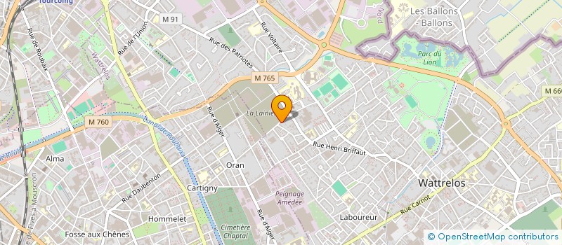 localisation de l'entreprise MONSIEUR FARID GACEM à WATTRELOS