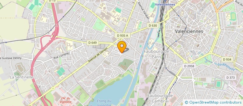 localisation de l'entreprise MONSIEUR FARID GHRISS  VALENCIENNES