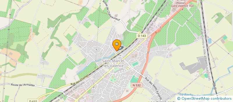 localisation de l'entreprise MONSIEUR FARID GUAROUA à SAINT-MARCEL-LES-VALENCE