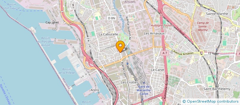 localisation de l'entreprise MONSIEUR FARID GUENDOUZ à MARSEILLE
