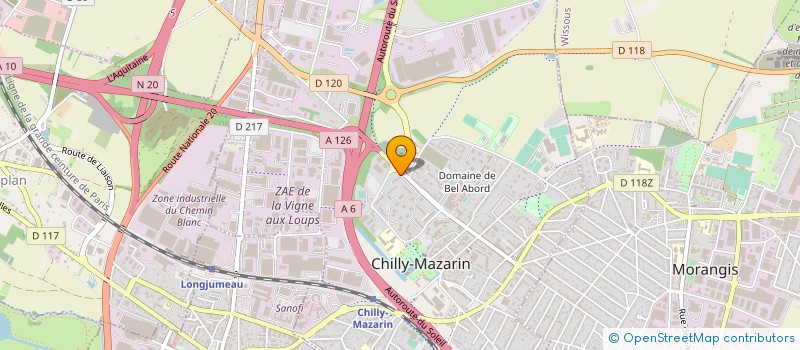 localisation de l'entreprise MONSIEUR FARID GUERNICHE à CHILLY-MAZARIN