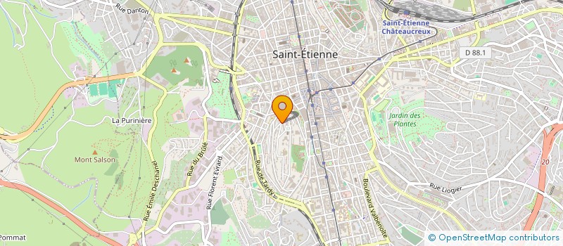 localisation de l'entreprise MONSIEUR FARID GUETAL  SAINT-ETIENNE