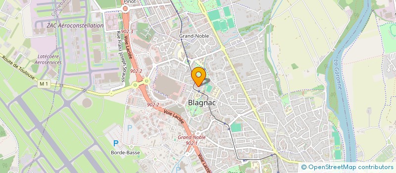 localisation de l'entreprise MONSIEUR FARID GUETARNI  BLAGNAC