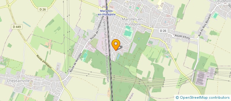 localisation de l'entreprise MONSIEUR FARID GUETTARI  MAROLLES-EN-HUREPOIX