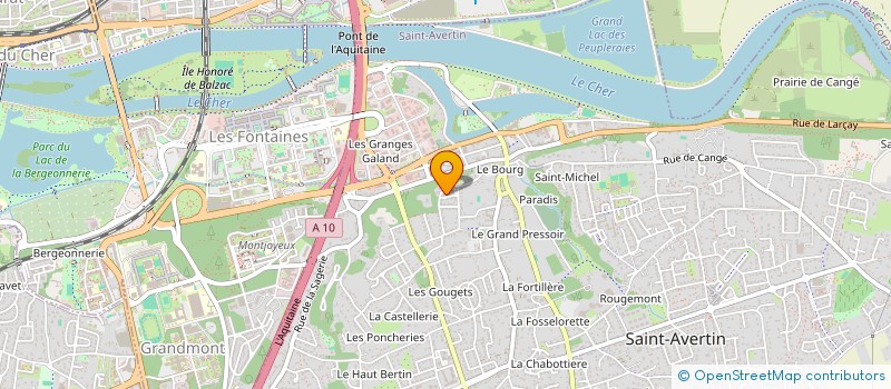 localisation de l'entreprise MONSIEUR FARID HAINE à SAINT-AVERTIN