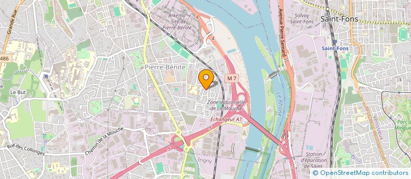 localisation de l'entreprise MONSIEUR FARID HAMDI  OULLINS-PIERRE-BENITE