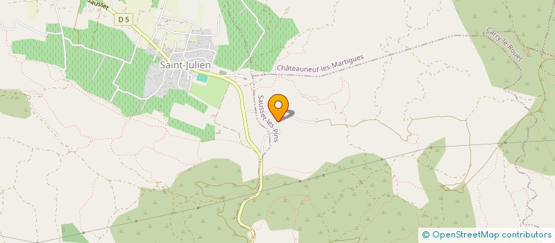 localisation de l'entreprise MONSIEUR FARID HAMEROUCHE  SAUSSET-LES-PINS