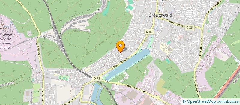 localisation de l'entreprise MONSIEUR FARID HAMITOUCHE  CREUTZWALD