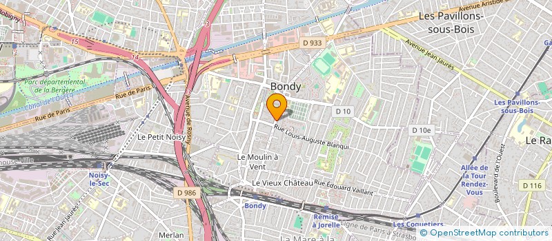 localisation de l'entreprise MONSIEUR FARID HAMMI à BONDY