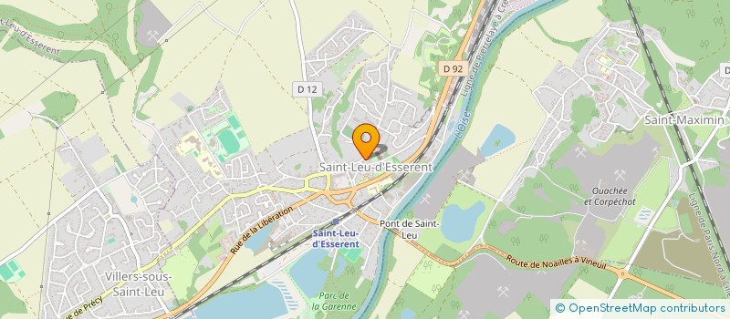 localisation de l'entreprise MONSIEUR FARID HAMZA  SAINT-LEU-D'ESSERENT