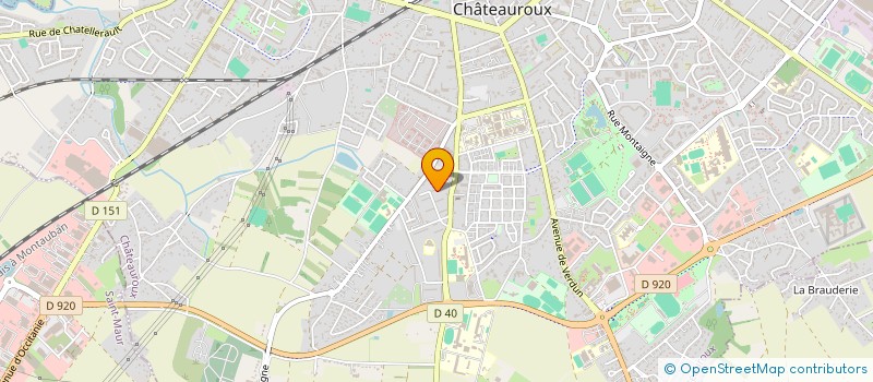 localisation de l'entreprise MONSIEUR FARID HARIK à CHATEAUROUX
