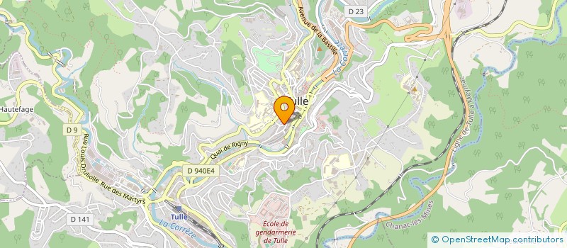 localisation de l'entreprise MONSIEUR FARID HOSSEINI  TULLE