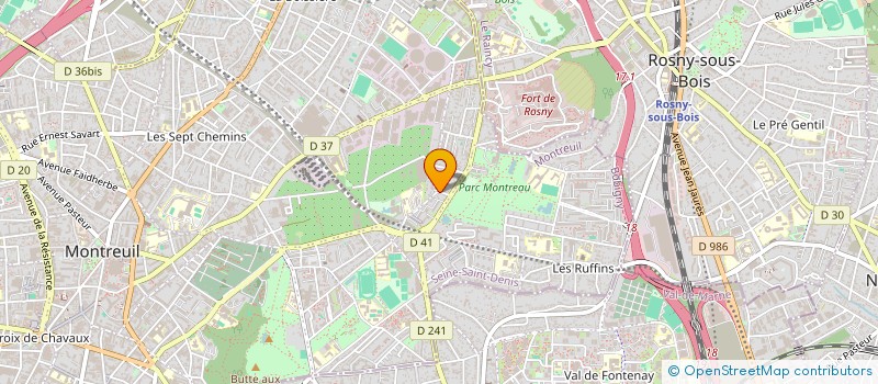 localisation de l'entreprise MONSIEUR FARID HOUAS  MONTREUIL