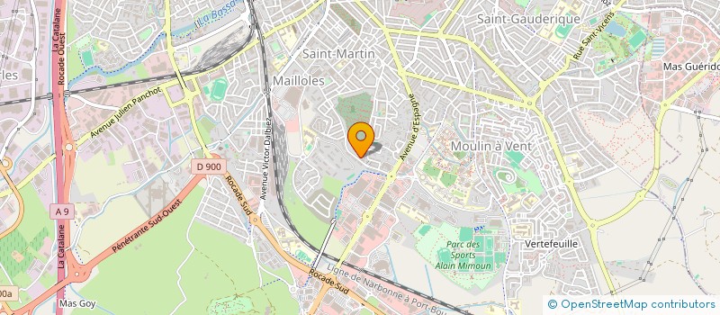 localisation de l'entreprise MONSIEUR FARID IGUEDERZENE  PERPIGNAN