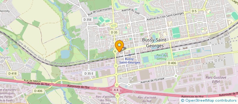 localisation de l'entreprise MONSIEUR FARID IRISLIMANE  BUSSY-SAINT-GEORGES