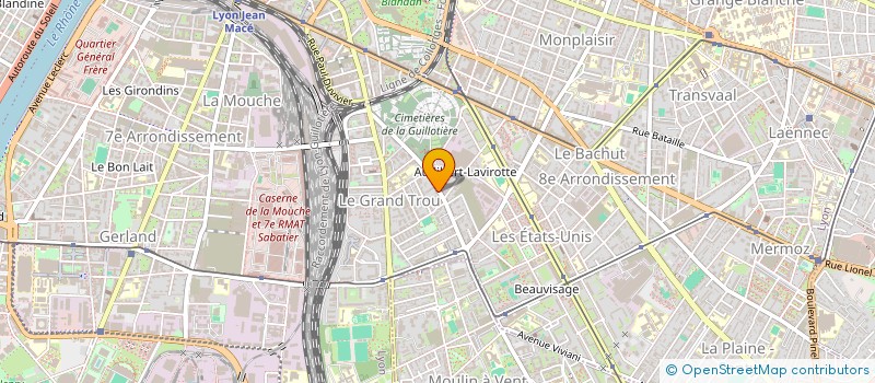 localisation de l'entreprise MONSIEUR FARID IROUCHE  BRON