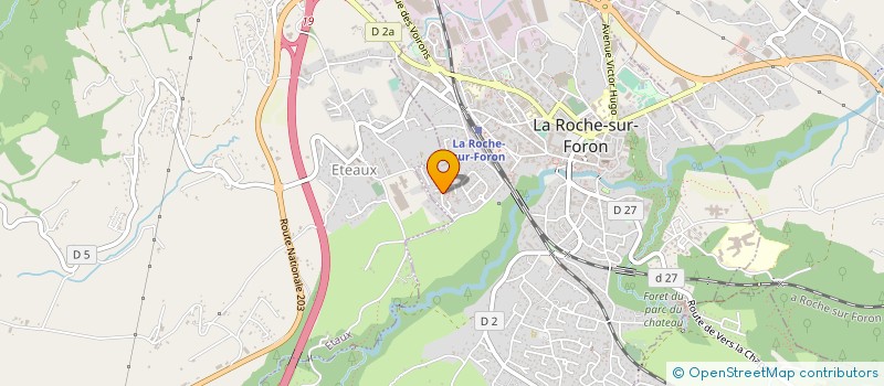 localisation de l'entreprise MONSIEUR FARID JAHJAH  LA ROCHE-SUR-FORON