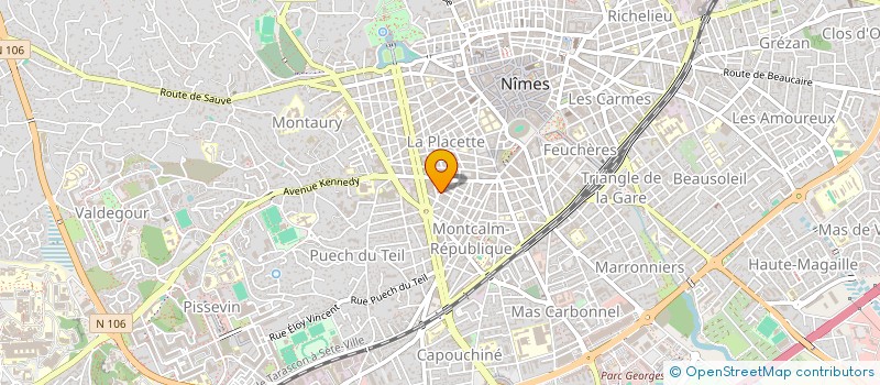 localisation de l'entreprise MONSIEUR FARID KARMOUCHE  NIMES