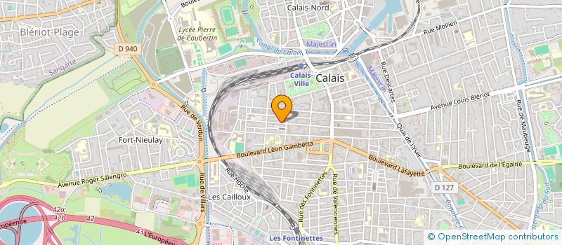 localisation de l'entreprise MONSIEUR FARID KATI  CALAIS