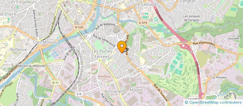 localisation de l'entreprise MONSIEUR FARID KEBAILI à LIMOGES