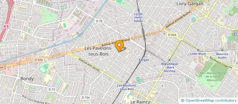 localisation de l'entreprise MONSIEUR FARID KECHKECHE à LES PAVILLONS-SOUS-BOIS