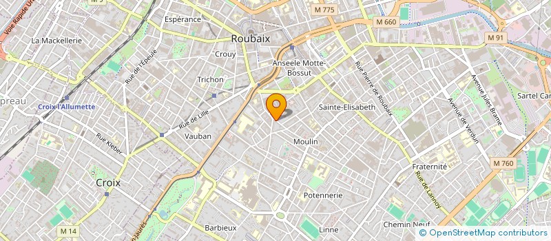 localisation de l'entreprise MONSIEUR FARID KERRIFA  ROUBAIX