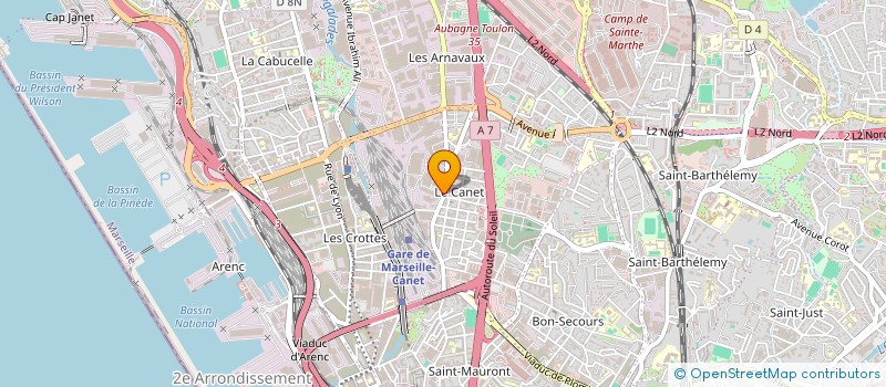 localisation de l'entreprise MONSIEUR FARID KHALDI à MARSEILLE