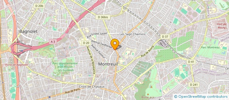 localisation de l'entreprise MONSIEUR FARID KHELIFA à MONTREUIL