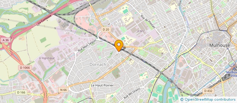 localisation de l'entreprise MONSIEUR FARID KHERBACHE  MULHOUSE