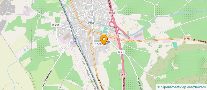 localisation de l'entreprise MONSIEUR FARID KHNEFRAT à SENAS