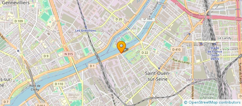 localisation de l'entreprise MONSIEUR FARID KOUAOUCI à SAINT-OUEN-SUR-SEINE