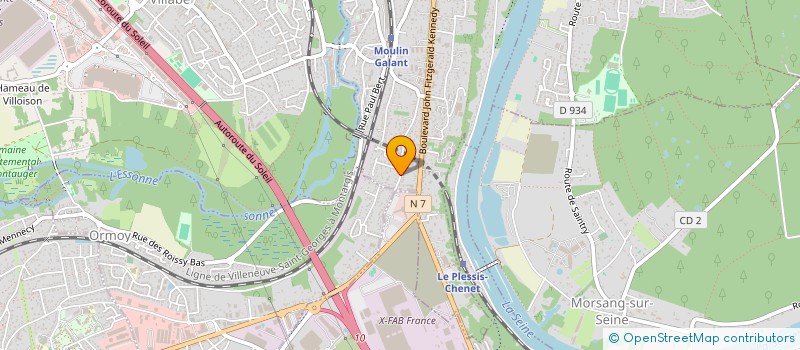 localisation de l'entreprise MONSIEUR FARID KOUCHIT à CORBEIL-ESSONNES
