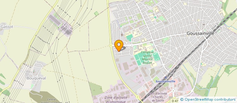 localisation de l'entreprise MONSIEUR FARID KOUSSOURI  GOUSSAINVILLE